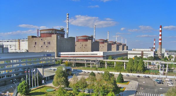 Zaporozhe nuclear power plant in Ukraine